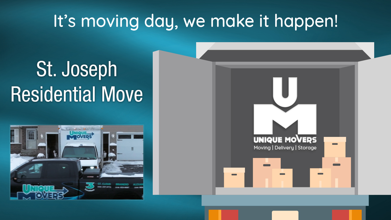Residential Move, St. Joseph, MN - Unique Movers